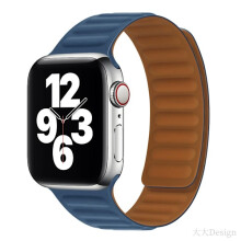 Compatibel met Apple Watch Band49 46 45 44 42 41 40 38mm Dubbelzijdige siliconen magnetische armband voor iWatch Ultra SE Series10 9 8 7 6 5 4 3 2 1
