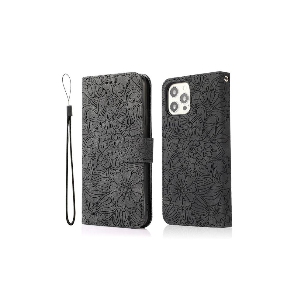 (For Compatible With Iphone 12 Pro Max 6.7) Durable Soft Silicone Phone Case S Black 9773935916890