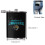 Jaguars Flagon Hip Flask8oz, Ανοξείδωτο ατσάλι και δέρμα κατάλληλο για τρόφιμα, Συμβατό με 2