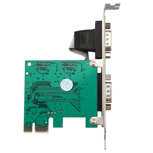 2x PCI-E PCI Express Dual Serial DB9RS232 2-poorts controlleradapterkaart groen 2