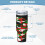 Ποτήρι Bape40oz H2.0 από ανοξείδωτο ατσάλι με μόνωση κενού αέρος με καπάκι και καλαμάκι 6