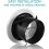 Adjustable Air Vent Covers Round Ceiling Vent Bathroom Extractor Fan Vent Cover 2