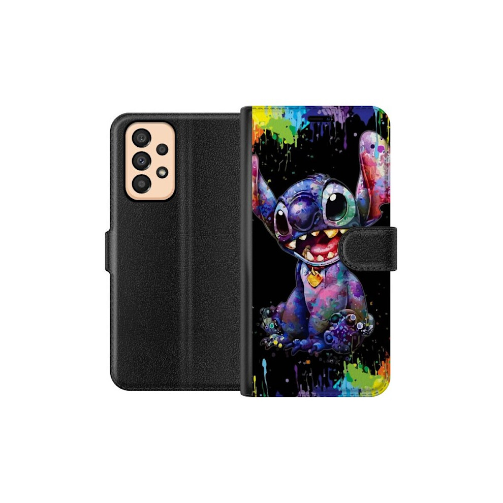 Compatible With Samsung Galaxy A33 5G Wallet Case Lilo And Stitch 9773935916975