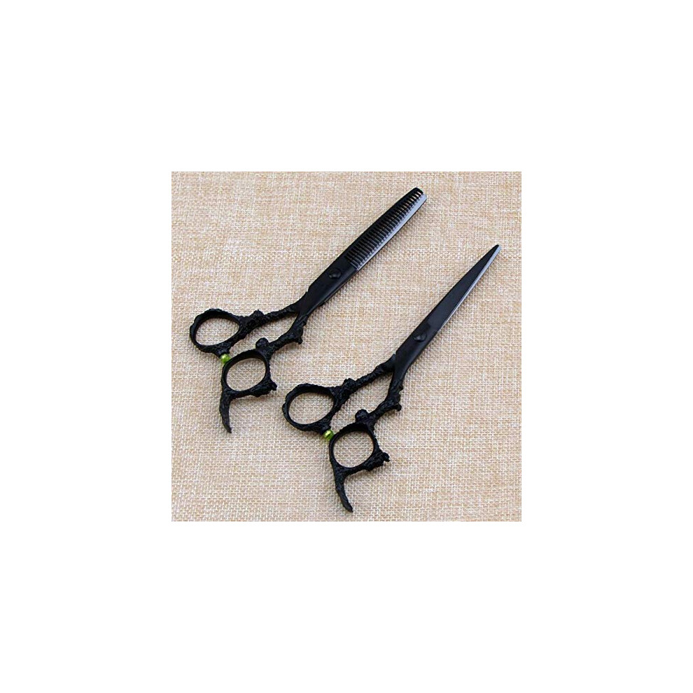 5.5 Inch Professional Hair Cutting Scissors Japanese Steel Ergonomic Barber Shears for Salon and Home