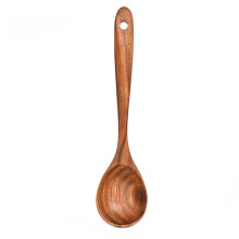 ¡Liquidación de vajilla! Cuchara sopera de madera Leott Household Cooking - 1 cuchara sopera, 1 colador