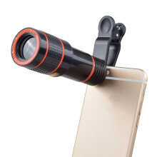 12x Telephoto Lens Phone Telephoto Lens Works with Most Mobile Phones Mobile Camera Lens HD External Camera Lens Phone Camera Lens for Smart Phones