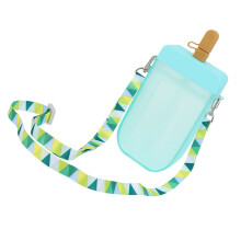 Portable Cup Water Bottle for Girls Kids Smoothie Cups Shaped Bottles Plastic Adjustable Baby