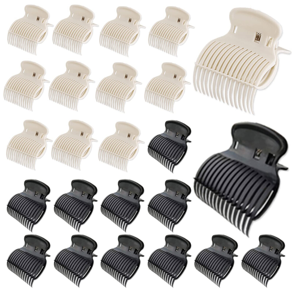 Hot Roller Clips 24pcs Heat Resistant Hair Curler Claw Clips Non Slip Grip for Thick or Thin Hair
