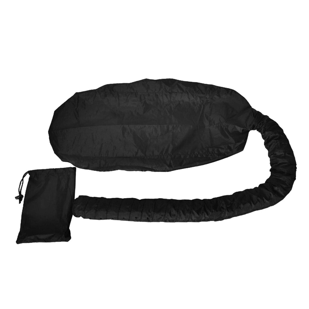Bonnet Hair Dryer Attachment for Curly Hair with Adjustable Fit and Faster Drying Time Black