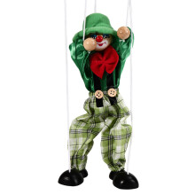 Wooden Marionette Puppet Pull String Puppet Vintage Toy For Family Interactive Play Parent-Child Interactive Toy With Movable Hands And Feet Classic