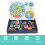 Interactive Educational Teaching Clock Hands-On Learning Tool Durable Design Moveable Arms Vibrant Clear Markings For Classroom Home Use 8