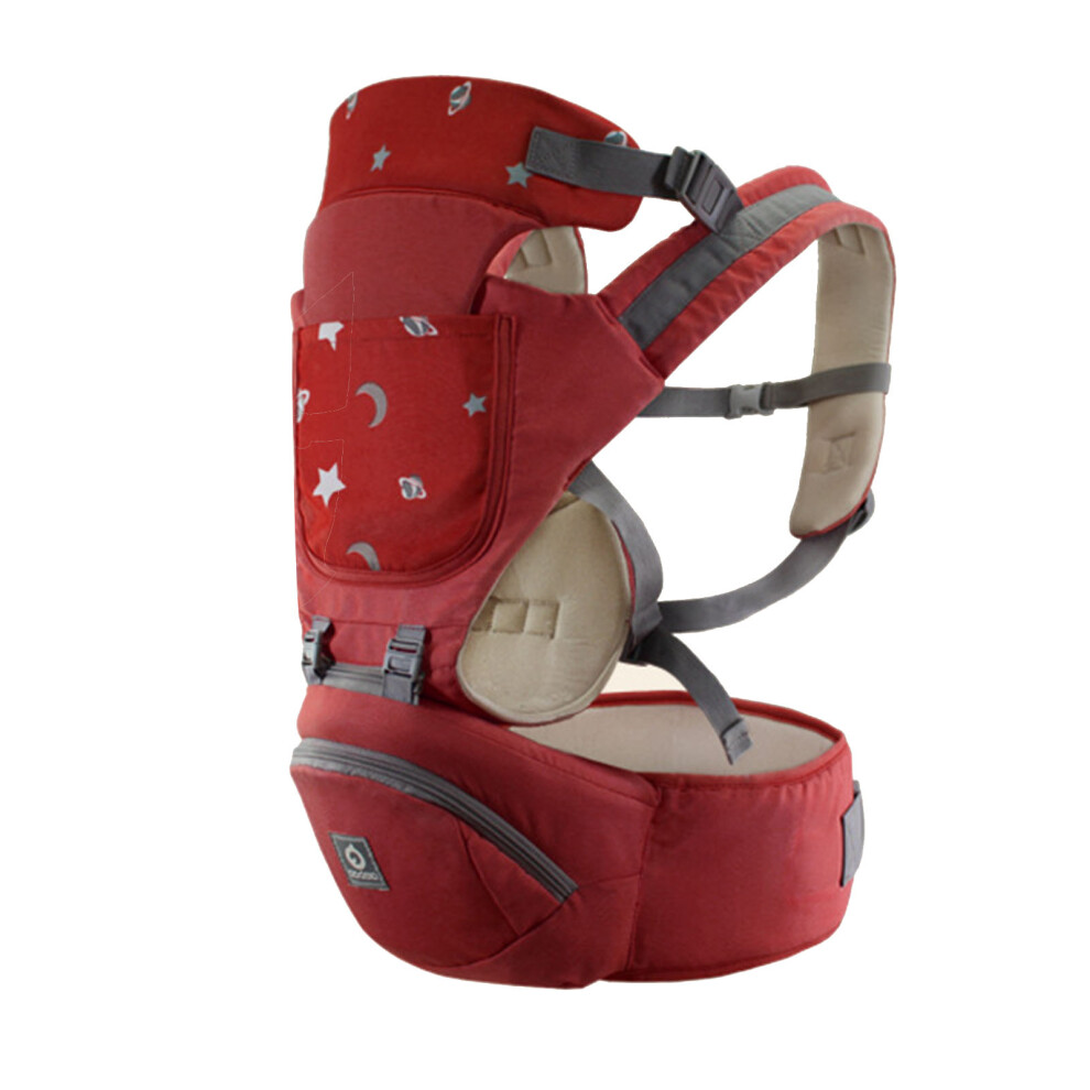 Baby Carrier Ergonomic With Hip Seat, Adjustable Detachable Baby Holder For Newborn Infant Toddler 7-45lbs, Breathable Fabric Lightweight And