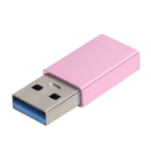 Eleganter Luxus-Goldadapter, USB-A-auf-USB-C-Stecker-Adapter für nahtlose Geräteverbindungen, Hochgeschwindigkeits-Übertragungskonverter aus