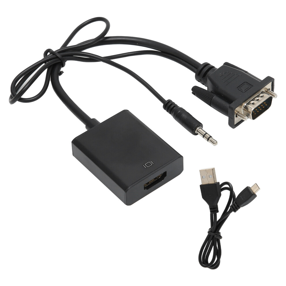 Audio Cable Included For Clear Sound, Vga To Hdmi Adapter Bridges The Gap Between Legacy And Contemporary Devices, Dualchip Usb Design Offers 9773935240698