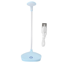LED-Schreibtischlampe mit Touch-Steuerung, drei Helligkeitsstufen einstellbar, flexibler Schwanenhals, ideal zum Lesen und fürs Homeoffice