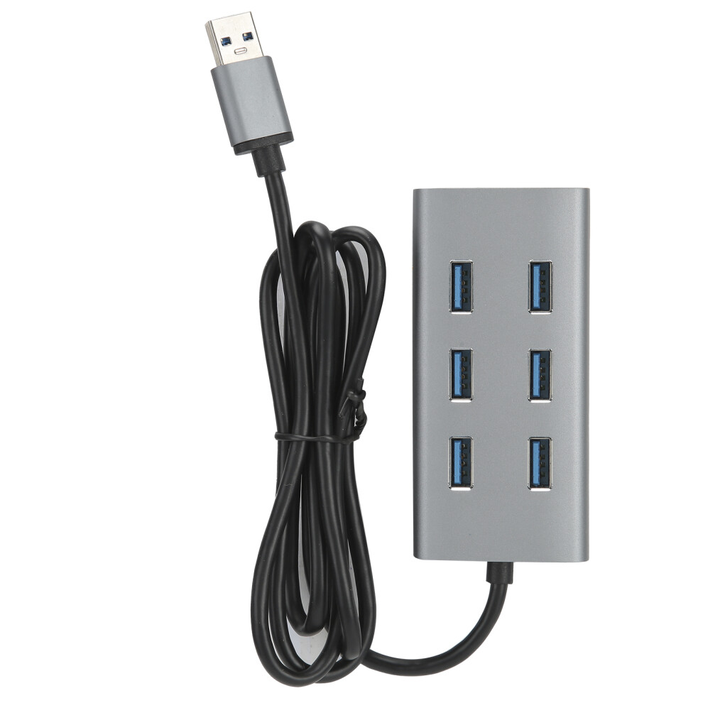Data Transfer Usb Hub, High Performance Chip Usb 3.0 Port Expander, Plug And Play Multiport Splitter Compatible With Macbook Windows Desktops 9147006731802