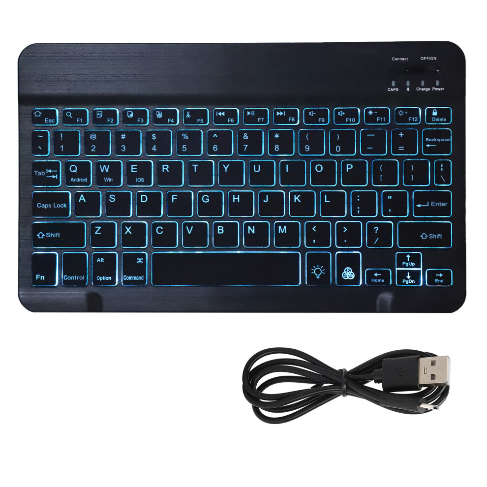 Portable Wireless Keyboard With Rechargeable Battery, Backlit Universal Keyboard For Ios, Android, Windows Devices 9773935292185