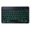 Portable Wireless Keyboard with Rechargeable Battery, Backlit Universal Keyboard for iOS, Android, Windows Devices 8