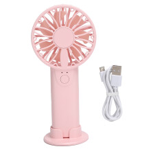 Ventilator portabil cu design pliabil, energie eoliană puternică pentru călătorii, design drăguț, afișaj digital, baterie reîncărcabilă,