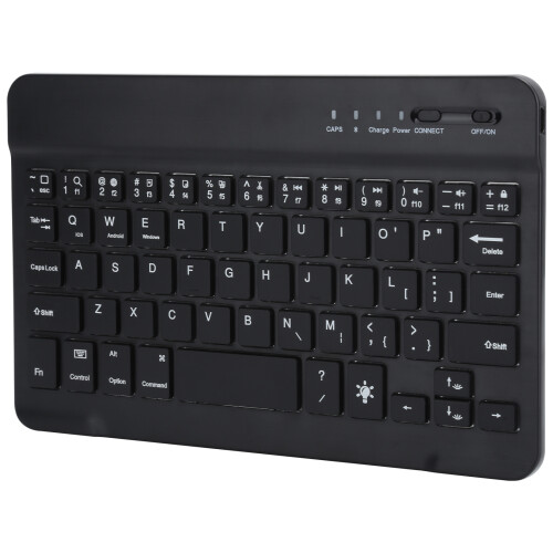 Bluetooth Keyboard Ergonomic Design Rechargeable Battery Slim Lightweight Universal Compatibility Built-In Touchpad Cloth Texture Support Multiple 2
