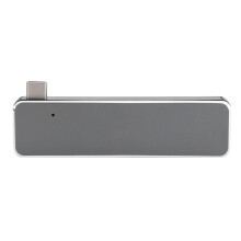 Premium USB C Hub with HDMI 4K60Hz and Triple USB-A Ports Sleek Magnetic Mounting Aluminum Alloy Multiport Dock Compatible with MacBook Pro Huawei Sam
