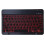 Portable Wireless Keyboard with Rechargeable Battery, Backlit Universal Keyboard for iOS, Android, Windows Devices 7