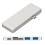 Universal Plug And Play USB C Hub5In1, Κομψός Σχεδιασμός Αλουμινίου με 2 Θύρες USB3.0 και Αναγνώστες SD 6