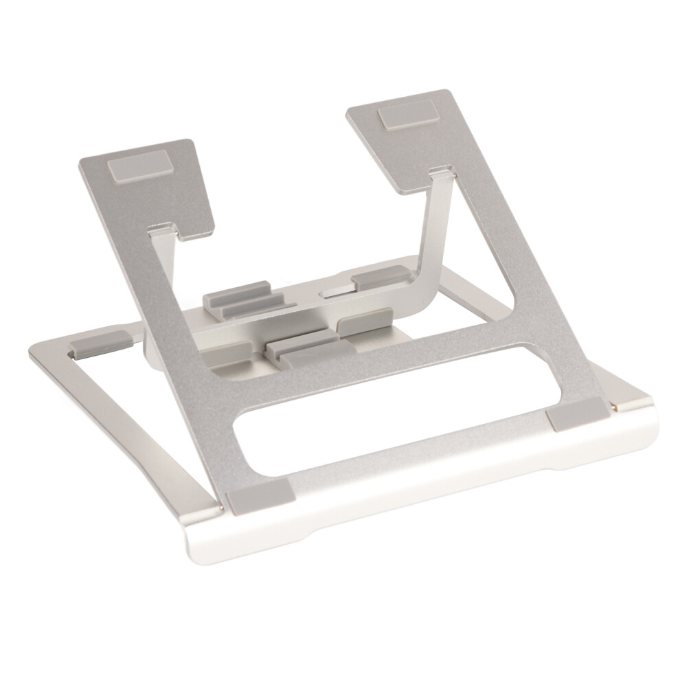 Portable Foldable Laptop Stand, Exquisite Workmanship, Enhanced Ventilation For 5 To 14In Laptops, Gray 9138057404920