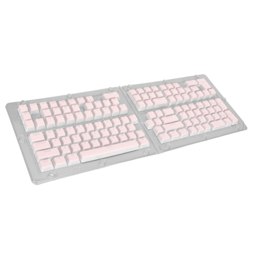 Σετ κλειδιών Double Shot Pu ημιδιαφανών, 129 κλειδιά Oem Profile Pbt Material Keycaps Λάμψη Diy Custom 2