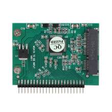mSATA SSD to IDE Adapter 2.5 Inch Aluminum Frame Bracket Heat Dissipation Full Compatibility with Laptops Tablets Routers Serial ATA Bridge Chip