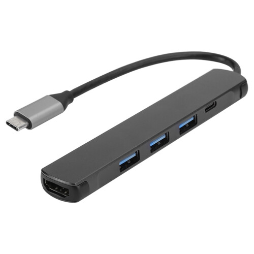 Πολυλειτουργικός διανομέας USB με μετάδοση υψηλής ταχύτητας, θήκη από κράμα