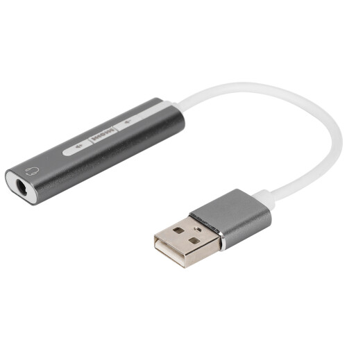 Προσαρμογέας κάρτας ήχου USB από κράμα αλουμινίου, ευέλικτα ακουστικά που 1