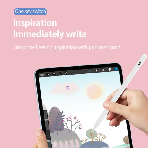 Γραφίδα Premium για iPad, Εργαλείο ομαλής γραφής με ευαισθησία κλίσης και λειτουργίες 1