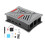 Cooling Case For Raspberry Pi 4B, Low Profile Stackable Fan Supported Aluminum Alloy Enclosure With Passive Heatsink, Universal Mountable Silent Effic 1