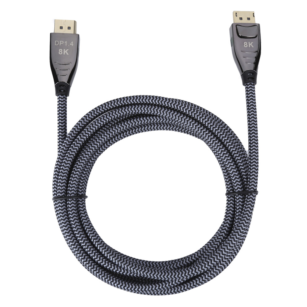 Displayport Cable With Ultra Durability And Enhanced Gaming Experience, Supports 8K@60Hz, 4K@144Hz, 2K@240Hz, 32.4Gbps, Bidirectional Connectivity, Pe 9147006879573