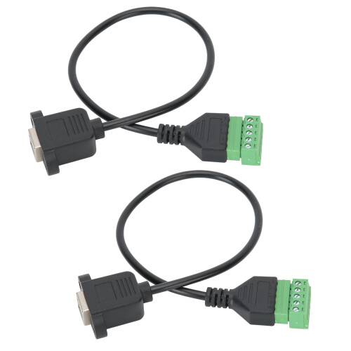 Προσαρμοσμένα καλώδια για αρσενικό βύσμα USB τύπου C, βιδωτό σύνδεσμο μπλοκ 2