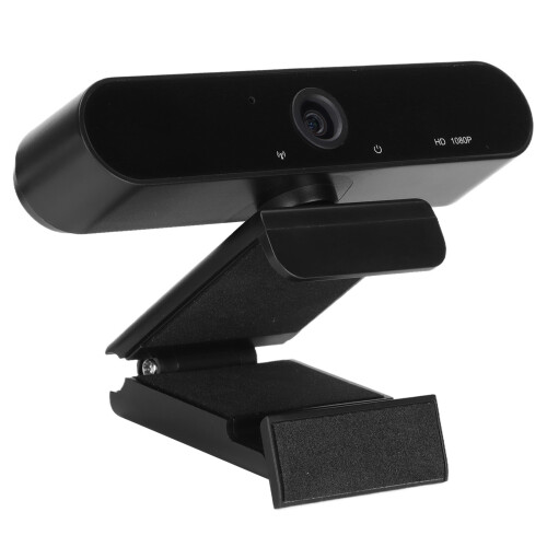 Webcam til stationær pc med digital zoom, privatlivsdæksel til videooptagelse 1
