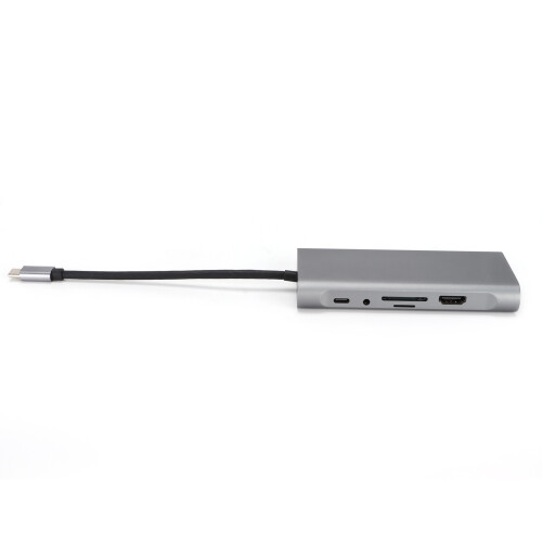 Διπύρηνος προσαρμογέας γρήγορης φόρτισης USB C Hub PD 11in1 με τεχνολογία διπλού πυρήνα 1