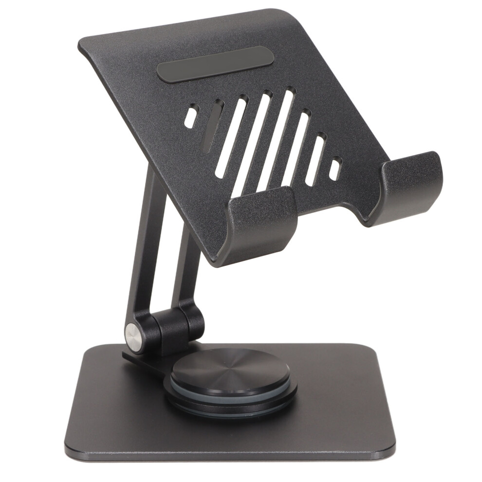 Foldable Tablet Stand Holder Sturdy Aluminum Alloy Rotating Base For Ipad Samsung Kindle Ereaders Adjustable Multi-Angle Viewing Experience 9176269650186