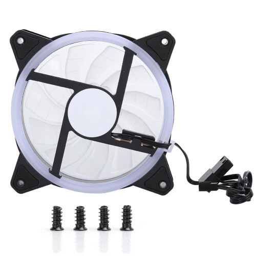 Mini Size Ultra-Quiet Computer Case Fan, Compact Design Maximizes Space Efficiency, Low Noise Operation Ensures Peaceful Computing Sessions, Strong Il
