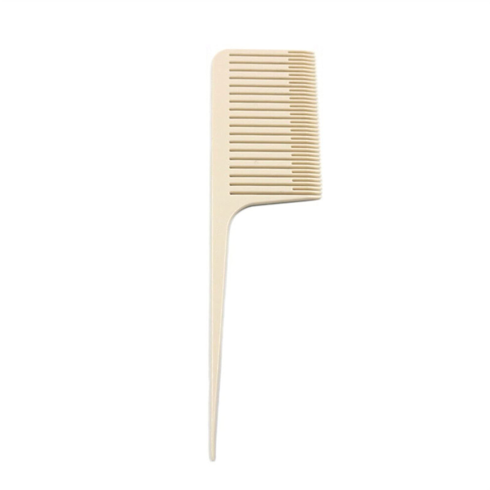 Unisex Professional Abs Hair Comb With Tail For Salon Dyeing, Precision Sectioning And Travel Use