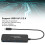 Γρήγορη μεταφορά δεδομένων USB C Hub4Ports USB Hub εξαιρετικά υψηλής ταχύτητας μετάδοσης 2