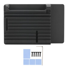 Efektívny systém chladenia CPU pre Raspberry Pi4Armor s chladiacim ventilátorom, hliníkové puzdro s kompaktným dizajnom, prenosné a odolné,