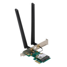 Adaptor PCIe WiFi6E cu latență ultra-redusă, Bluetooth 5.3OFDMA MU MIMO cu semnal de înaltă putere pentru jocuri online în timp real