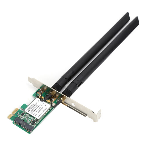 Κάρτα δικτύου Mini PCIe WiFi6E, ασύρματος προσαρμογέας υψηλής ταχύτητας με Bluetooth5.3, διπλή 1