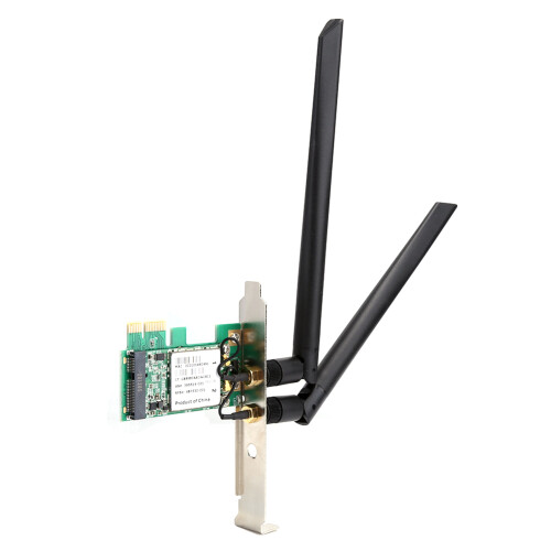 Κάρτα δικτύου Mini PCIe WiFi6E, ασύρματος προσαρμογέας υψηλής ταχύτητας με Bluetooth5.3, διπλή