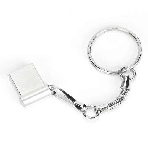 Clé USB mini format en métal, interface USB 2.0, Plug and Play, portable et durable, protection des données, compatible Windows, Mac et Linux. 2
