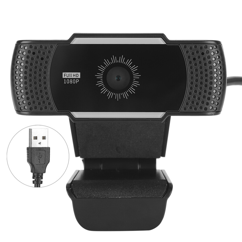 External Webcam With Easy Desktop Attachment, Hd Webcam With Microphone And Advanced H.264 Compression Technology Plug And Play For Windows Android Li 9147006007921