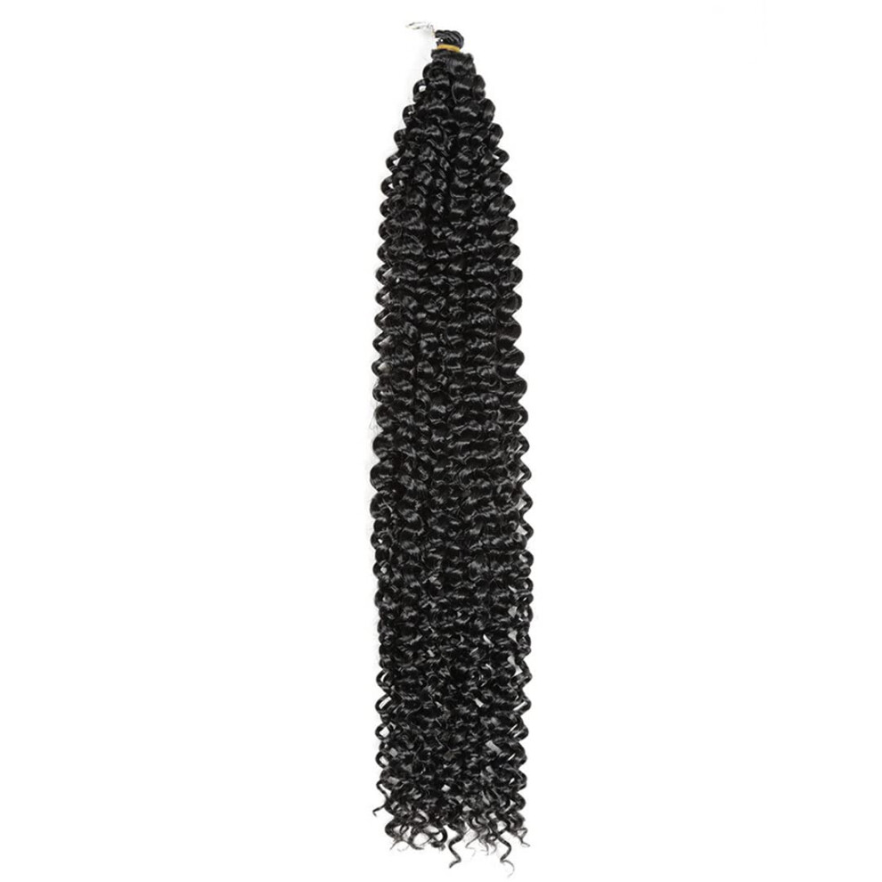 Unisex 22 Inch Crochet Hair Extensions Prelooped Faux Locs With Curly Ends For Women Ombre 3Pcs