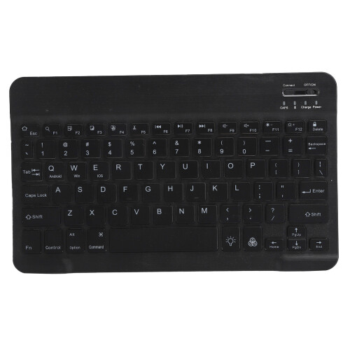 Portable Wireless Keyboard with Rechargeable Battery, Backlit Universal Keyboard for iOS, Android, Windows Devices 1